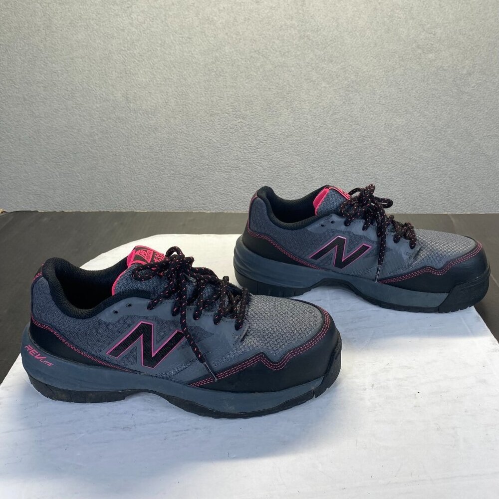 New Balance 589T1 Womens Size 9 Gray Pink Outdoor Composite Toe Work Shoes